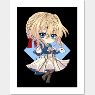 Chibi Violet Evergarden Fanart! Posters and Art